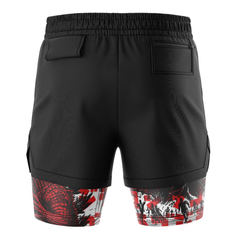 Foxnfish Godzilla 2-in-1 Performance Shorts - Image 4