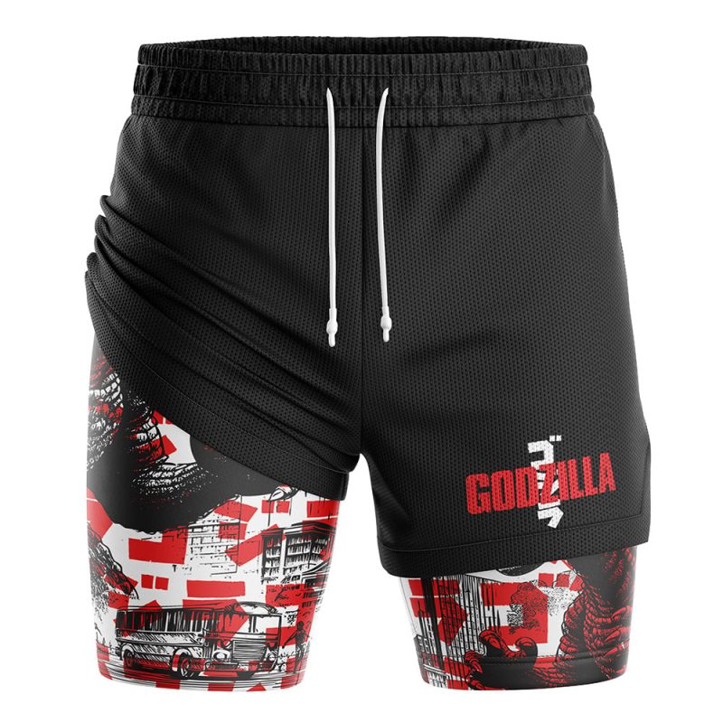 Foxnfish Godzilla 2-in-1 Performance Shorts - Image 3