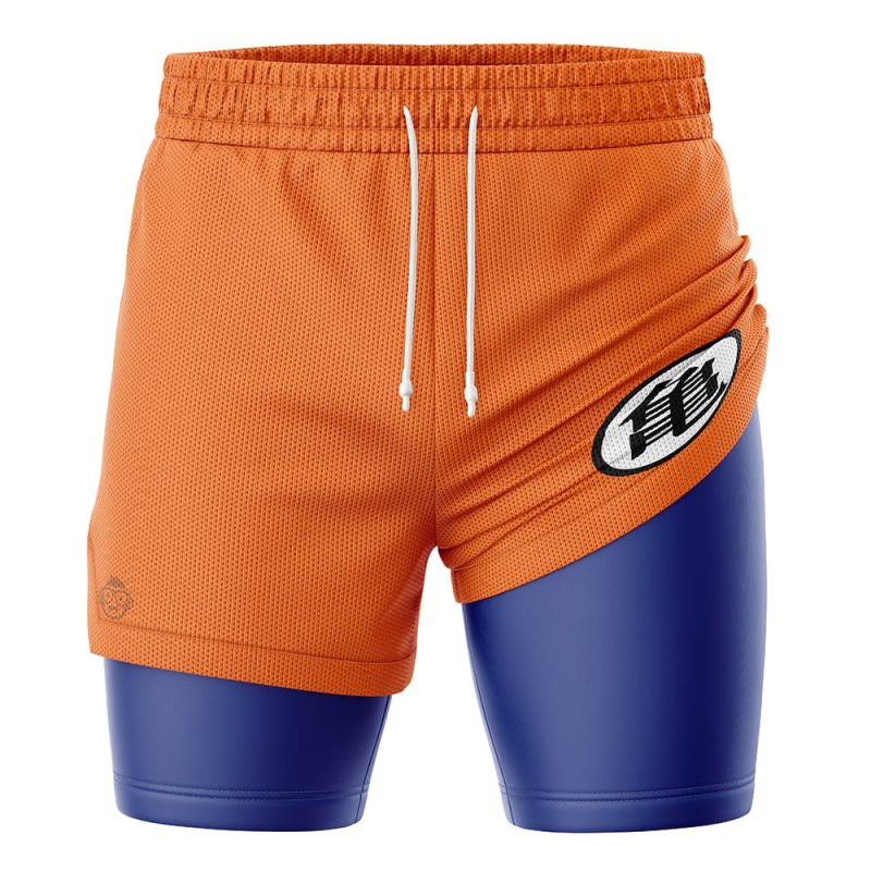 Foxnfish Goku DBZ 2-in-1 Performance Shorts - Image 3