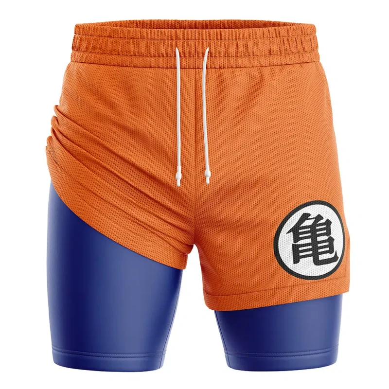 Foxnfish Goku DBZ 2-in-1 Performance Shorts - Image 2