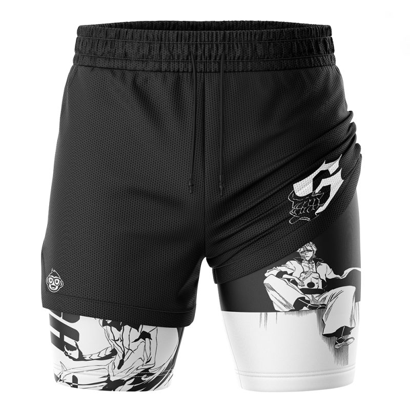 Foxnfish Grimmjow Sexta Arrancar Espada Bleach 2-in-1 Performance Shorts - Image 3