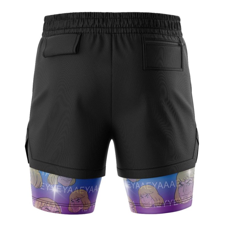 Foxnfish He-Man Heyyeya Masters of the Universe 2-in-1 Performance Shorts - Image 4