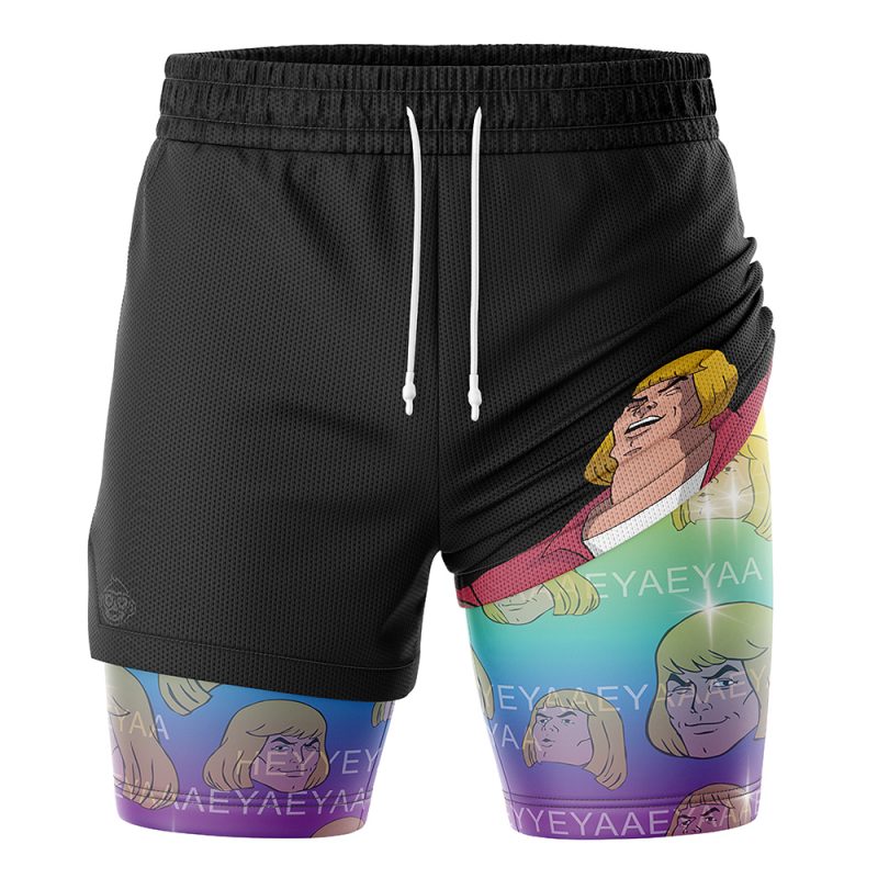 Foxnfish He-Man Heyyeya Masters of the Universe 2-in-1 Performance Shorts - Image 3