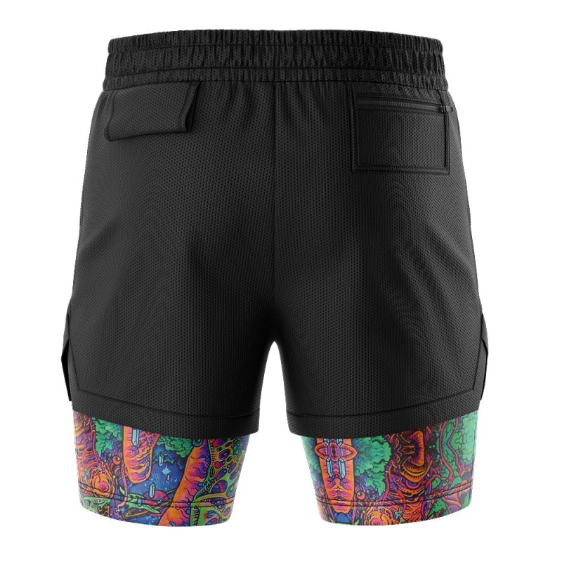 Foxnfish Hippie Trip Brooks OP 2-in-1 Performance Shorts - Image 4