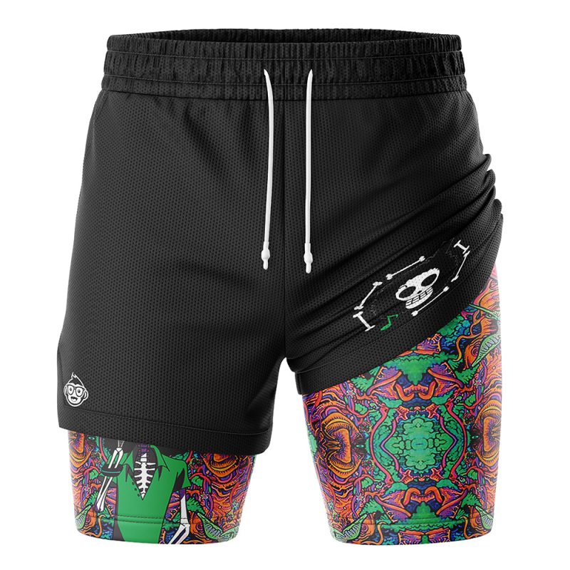 Foxnfish Hippie Trip Brooks OP 2-in-1 Performance Shorts - Image 3