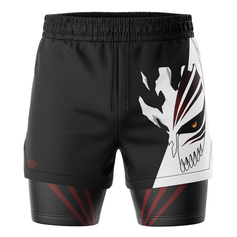 Foxnfish Ichigo Hollow Mask Bleach 2-in-1 Performance Shorts - Image 2