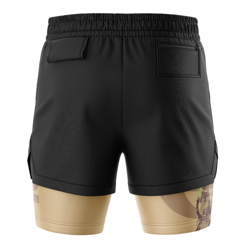 Foxnfish Jedi Star Wars 2-in-1 Performance Shorts - Image 4