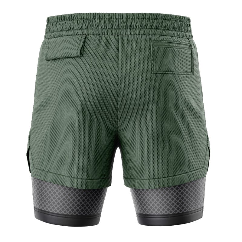 Foxnfish Jiraiya Shippuden 2-in-1 Performance Shorts - Image 4