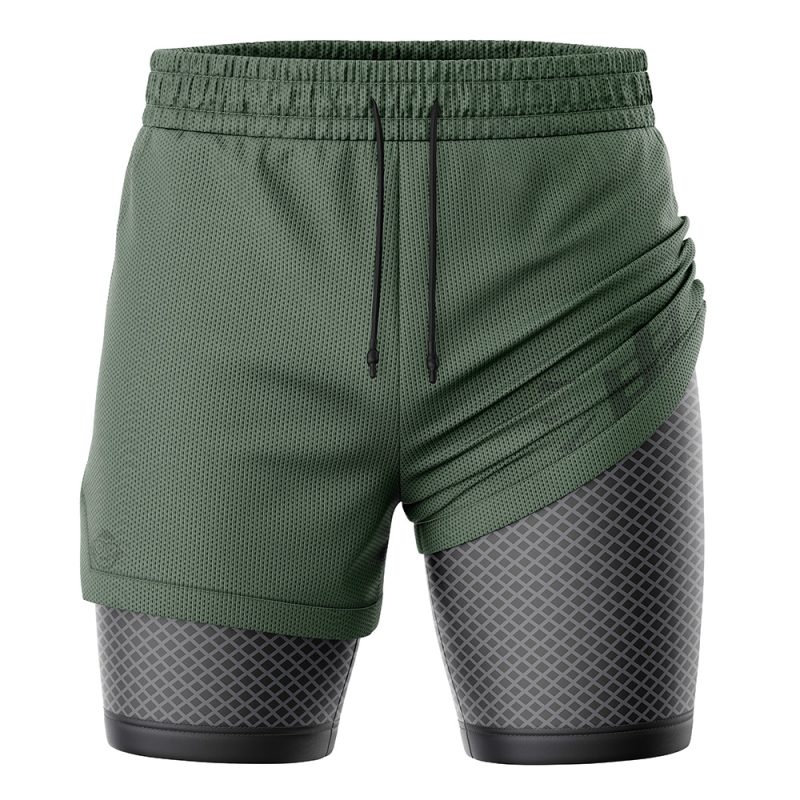 Foxnfish Jiraiya Shippuden 2-in-1 Performance Shorts - Image 2