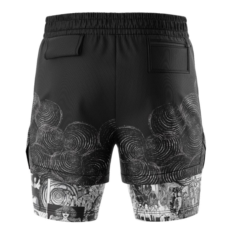 Foxnfish Junji Ito Horror Collection 2-in-1 Performance Shorts - Image 4