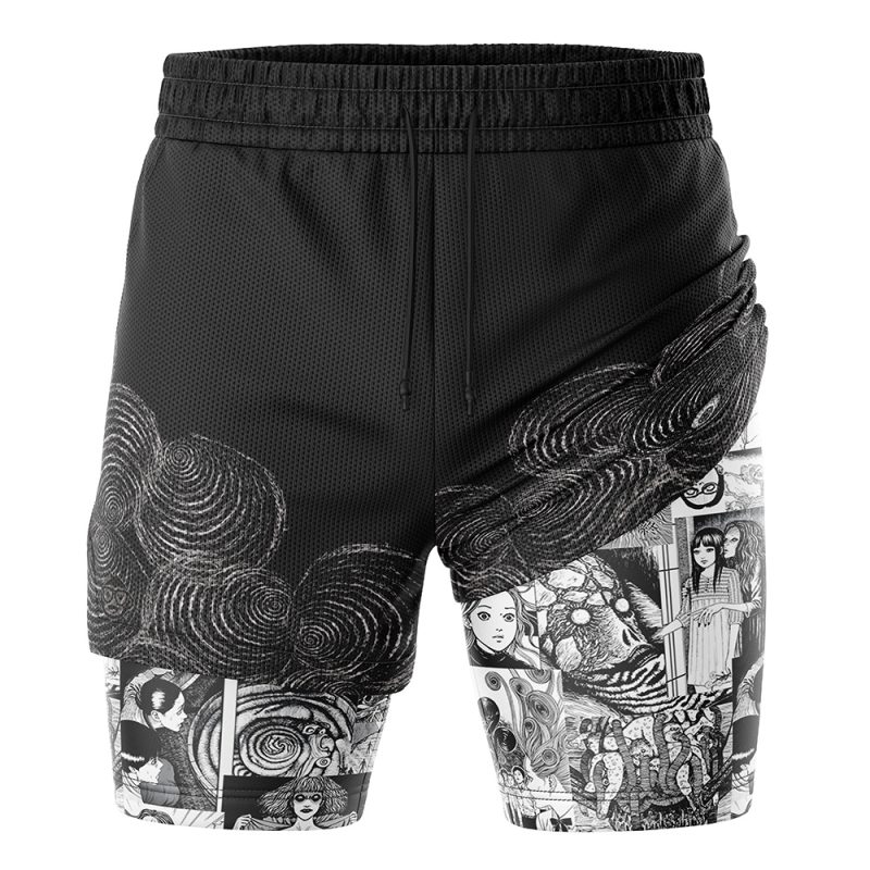 Foxnfish Junji Ito Horror Collection 2-in-1 Performance Shorts - Image 3