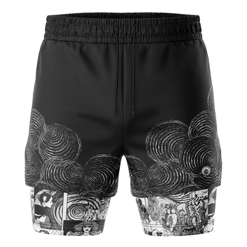 Foxnfish Junji Ito Horror Collection 2-in-1 Performance Shorts - Image 2