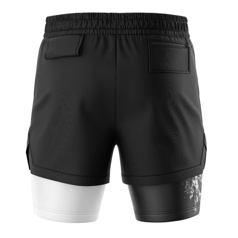 Foxnfish Ken Kaneki Tokyo Ghoul 2-in-1 Performance Shorts - Image 4