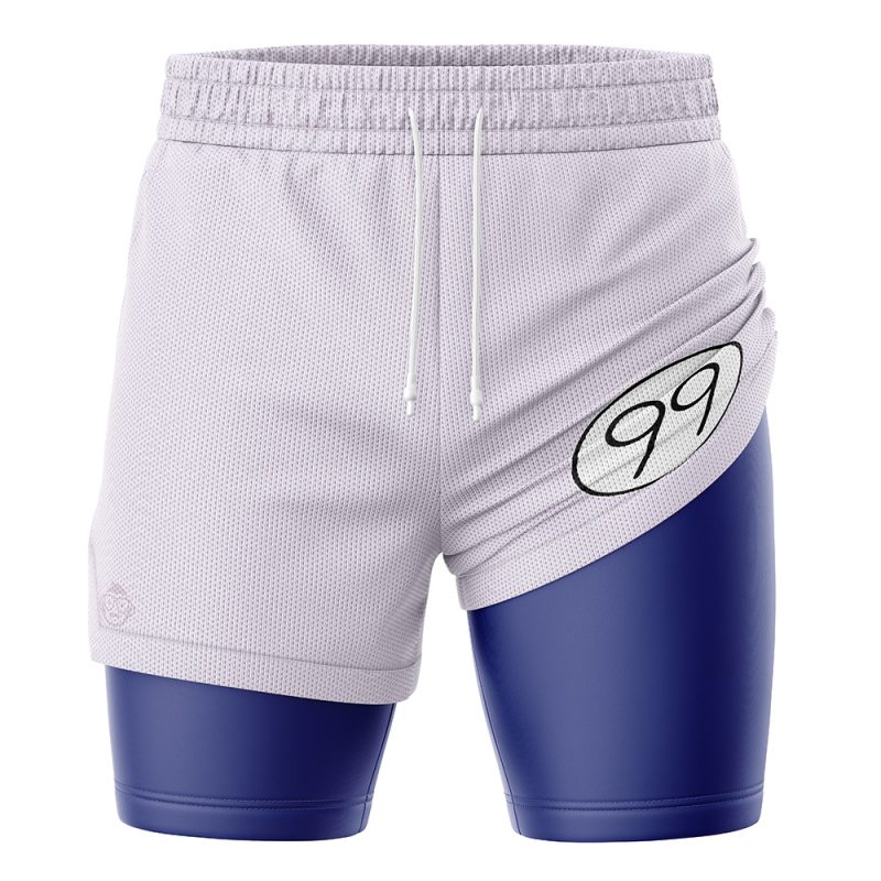 Foxnfish Killua Hunter X Hunter 2-in-1 Performance Shorts - Image 2