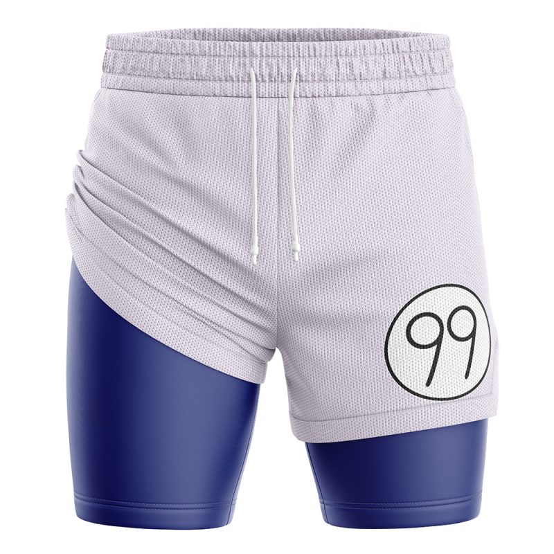 Foxnfish Killua Hunter X Hunter 2-in-1 Performance Shorts - Image 3