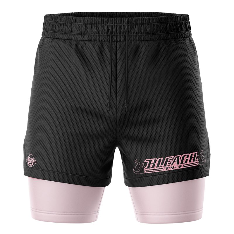 Foxnfish Kyoraku Shunsui Bleach 2-in-1 Performance Shorts - Image 2