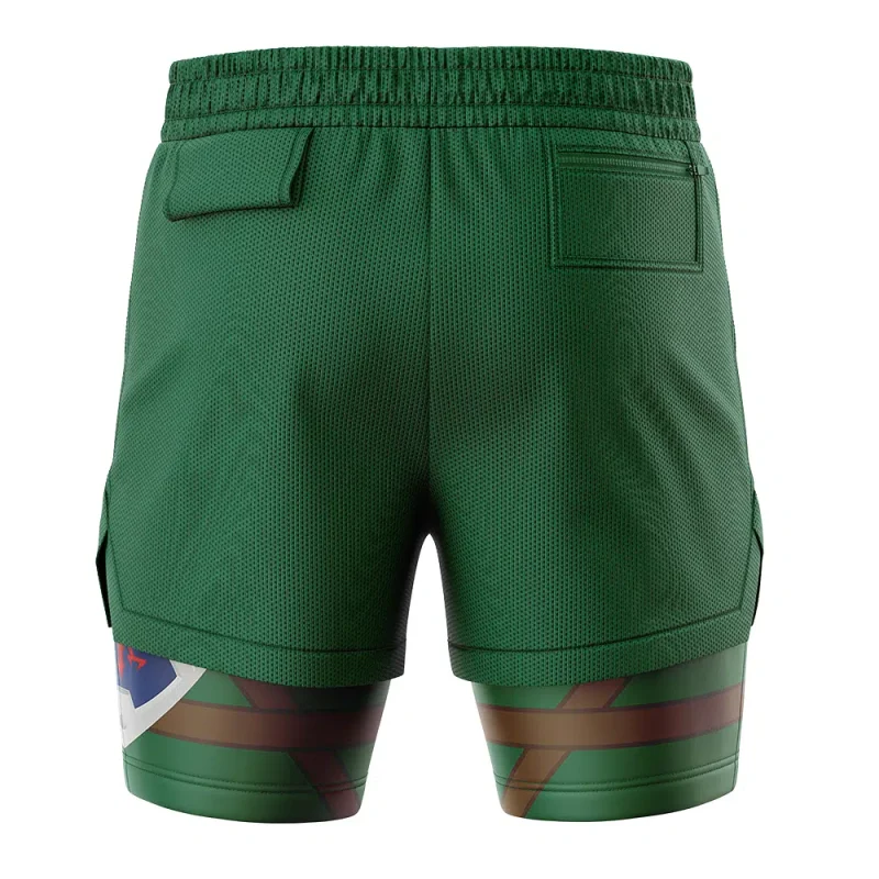 Foxnfish Link Legend of Zelda 2-in-1 Performance Shorts - Image 4