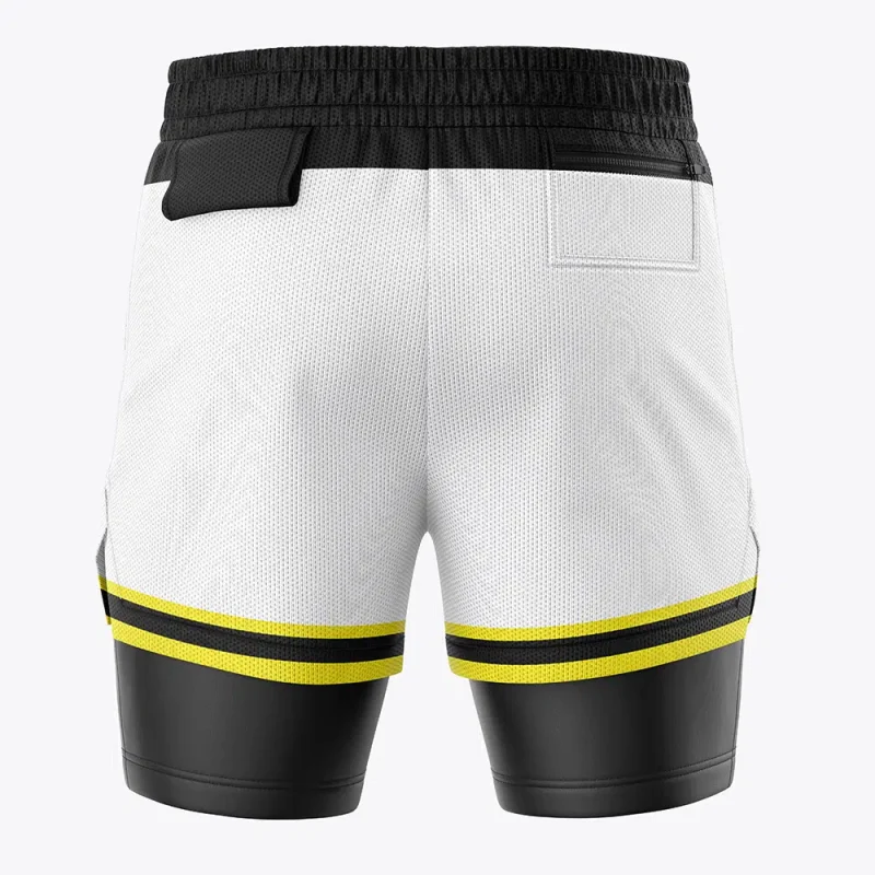 Foxnfish Majin Buu White DBZ 2-in-1 Performance Shorts - Image 4