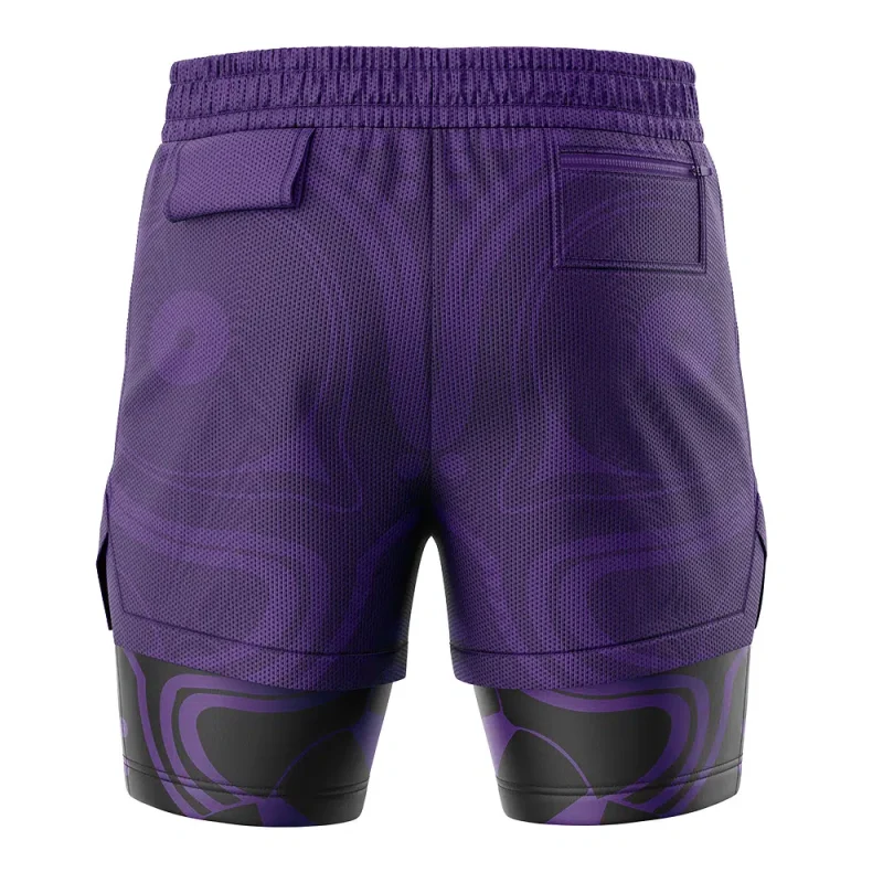 Foxnfish Majoras Mask Legend of Zelda 2-in-1 Performance Shorts - Image 4