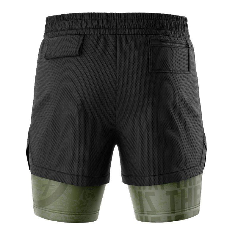 Foxnfish Mandalorian Star Wars 2-in-1 Performance Shorts - Image 4