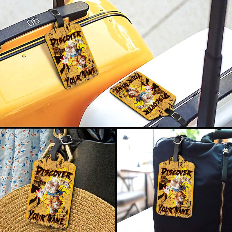 Discover the unseen - Dragonball Personalized Luggage Tag - Image 3