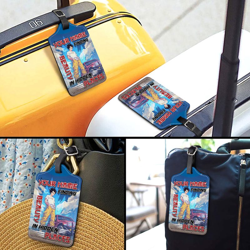 Finding Beauty In Hidden Places - Dragonball Personalized Luggage Tag - Image 3