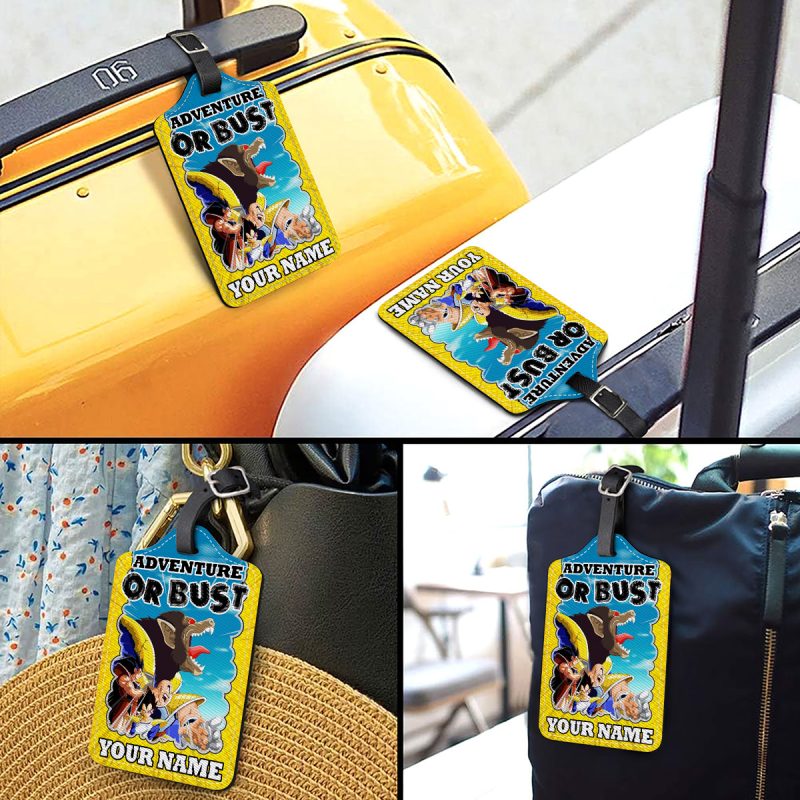 Adventure Or Bust - Dragonball Personalized Luggage Tag - Image 3