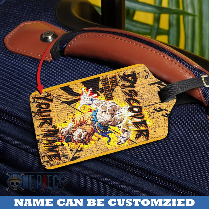 Discover the unseen - Dragonball Personalized Luggage Tag - Image 2