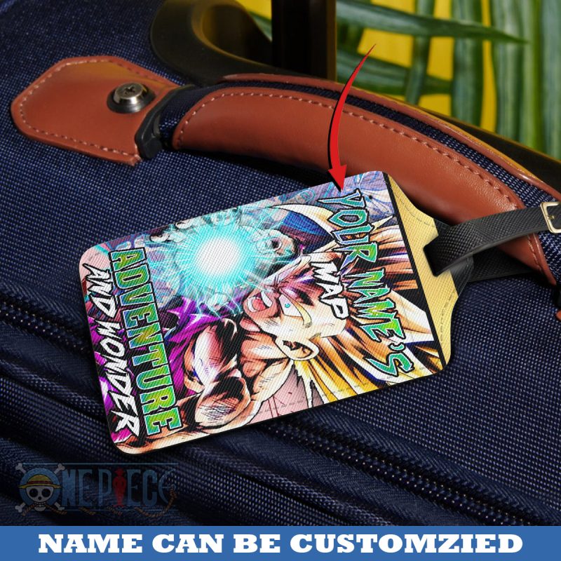 Adventure And Wonder - Dragonball Personalized Luggage Tag - Image 2