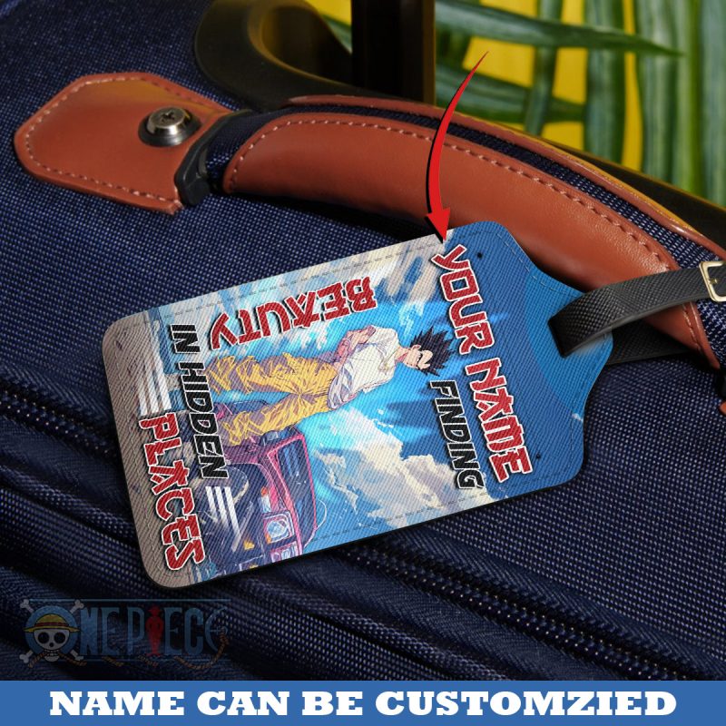 Finding Beauty In Hidden Places - Dragonball Personalized Luggage Tag - Image 2