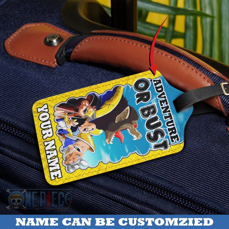 Adventure Or Bust - Dragonball Personalized Luggage Tag - Image 2