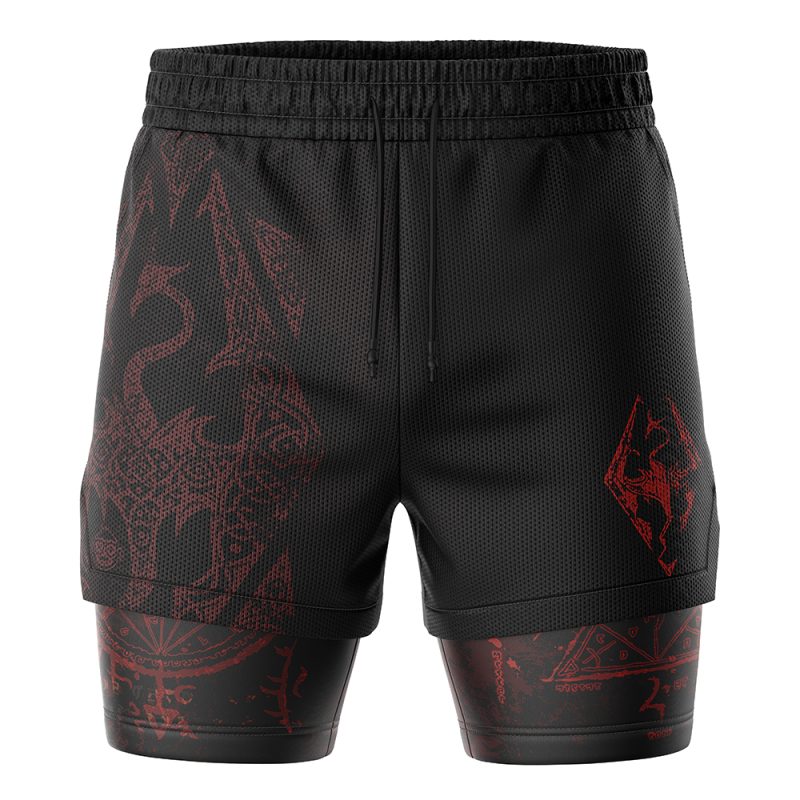 Foxnfish Mysterium Xerxes Skyrim 2-in-1 Performance Shorts - Image 2