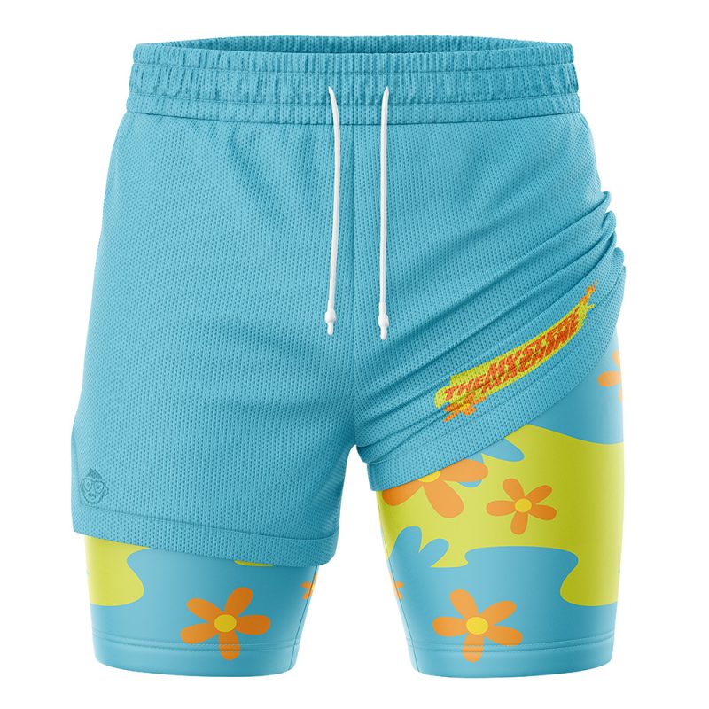 Foxnfish Mystery Machine Scooby-Doo 2-in-1 Performance Shorts - Image 3