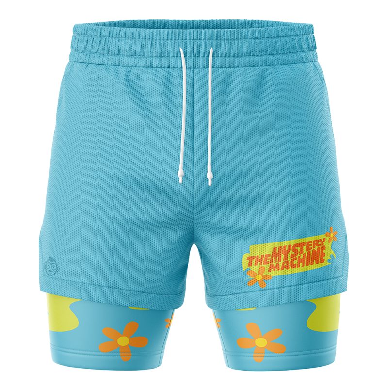 Foxnfish Mystery Machine Scooby-Doo 2-in-1 Performance Shorts - Image 2