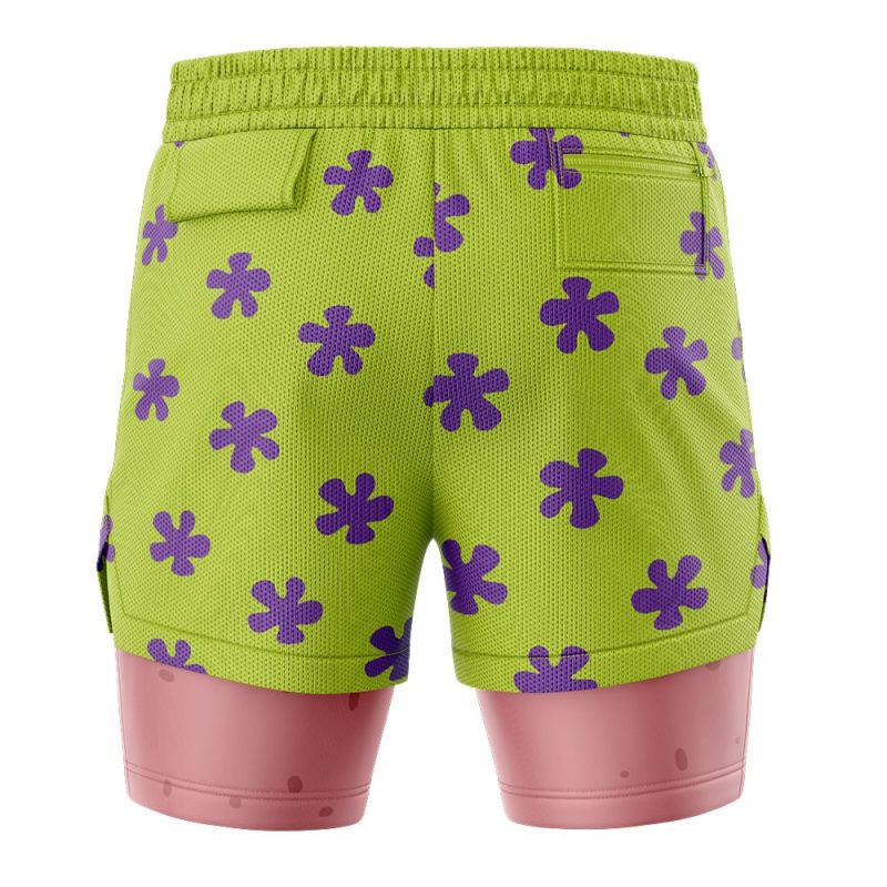 Foxnfish Patrick Star SpongeBob Squarepants 2-in-1 Performance Shorts - Image 4