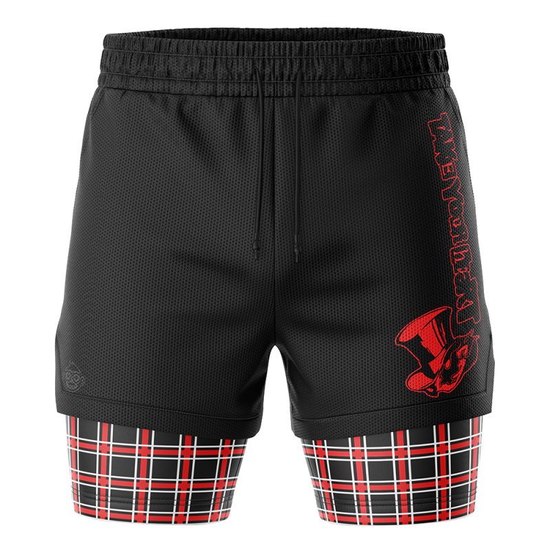 Foxnfish Take Your Heart Persona 5 2-in-1 Performance Shorts - Image 2