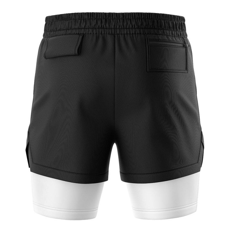 Foxnfish Phantom Troupe V2 Hunter X Hunter 2-in-1 Performance Shorts - Image 4