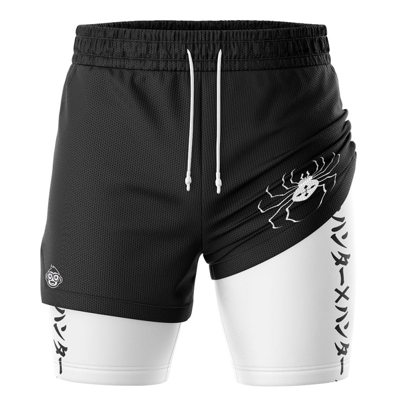 Foxnfish Phantom Troupe V2 Hunter X Hunter 2-in-1 Performance Shorts - Image 2