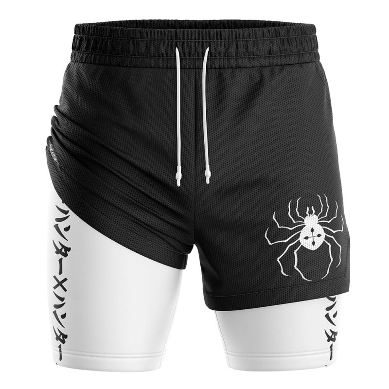 Foxnfish Phantom Troupe V2 Hunter X Hunter 2-in-1 Performance Shorts - Image 3