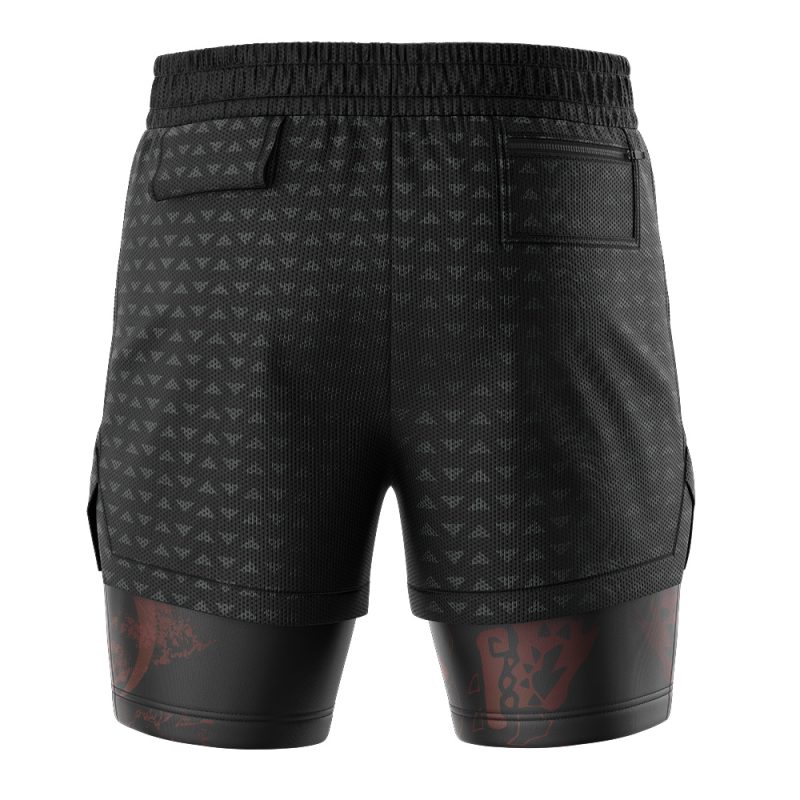 Foxnfish Rathalos Monster Hunter 2-in-1 Performance Shorts - Image 4