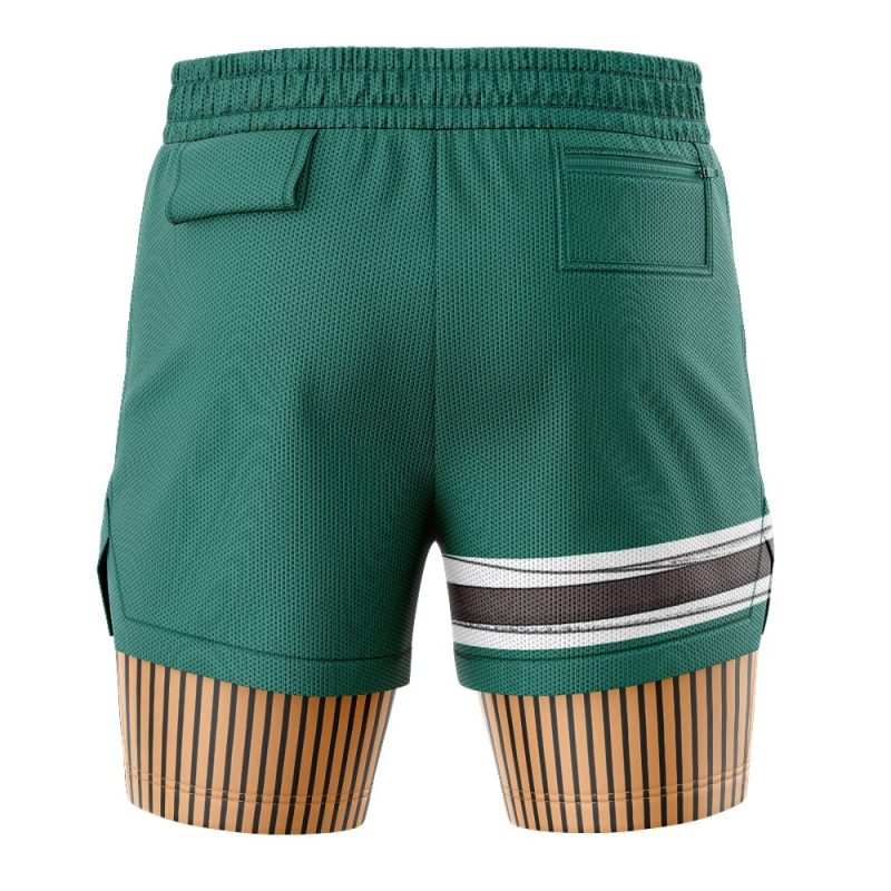 Foxnfish Rock Lee Shippuden 2-in-1 Performance Shorts - Image 4