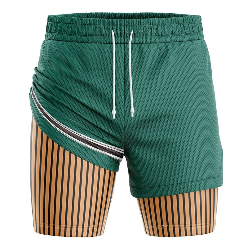 Foxnfish Rock Lee Shippuden 2-in-1 Performance Shorts - Image 3