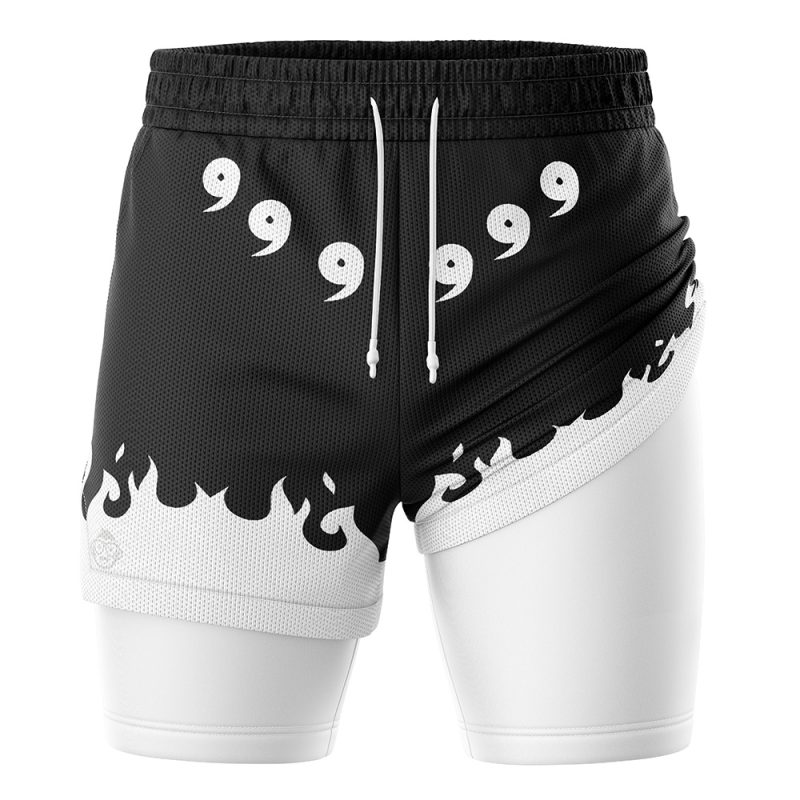 Foxnfish Sage of Six Paths Shippuden 2-in-1 Performance Shorts - Image 2