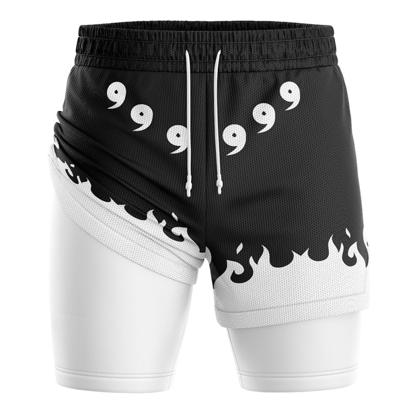 Foxnfish Sage of Six Paths Shippuden 2-in-1 Performance Shorts - Image 3