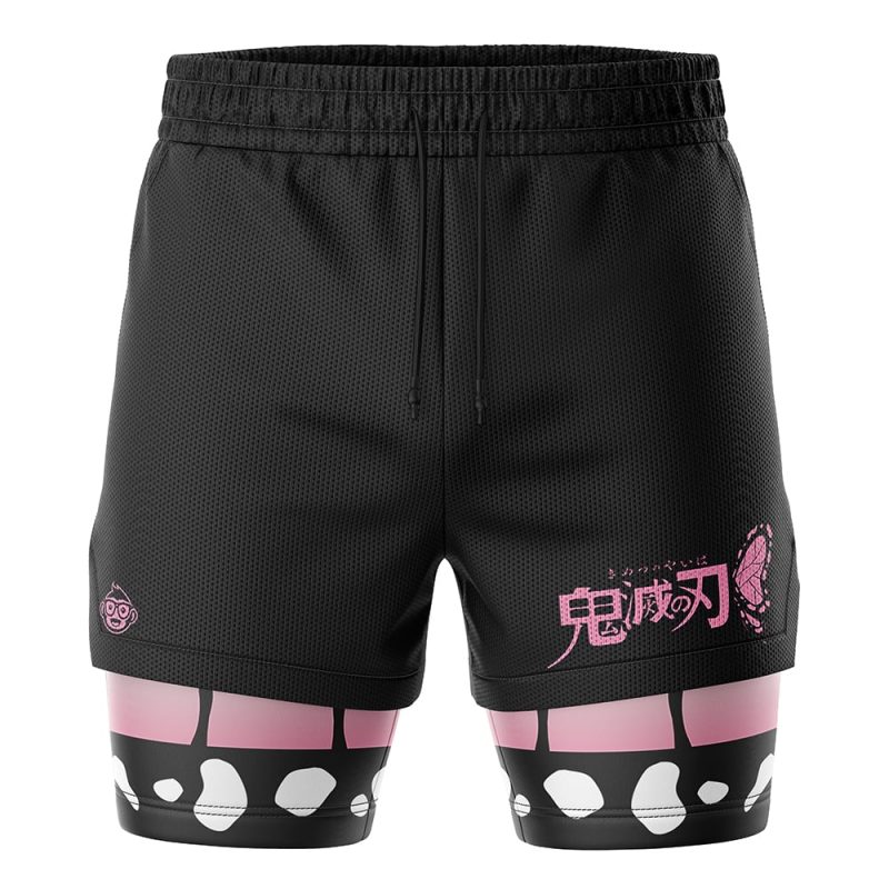 Foxnfish Shinobu Kocho Demon Slayer Performance Shorts - Image 2