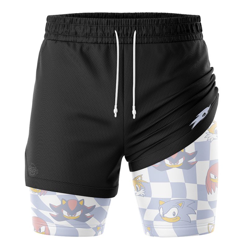 Foxnfish Sonic the Hedgehog 2-in-1 Performance Shorts - Image 3