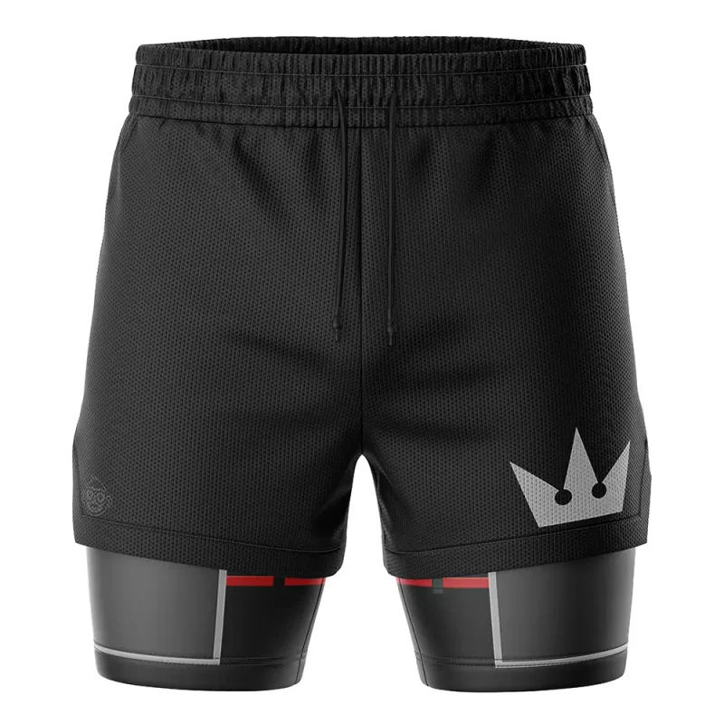 Foxnfish Sora Kingdom Hearts 2-in-1 Performance Shorts - Image 2