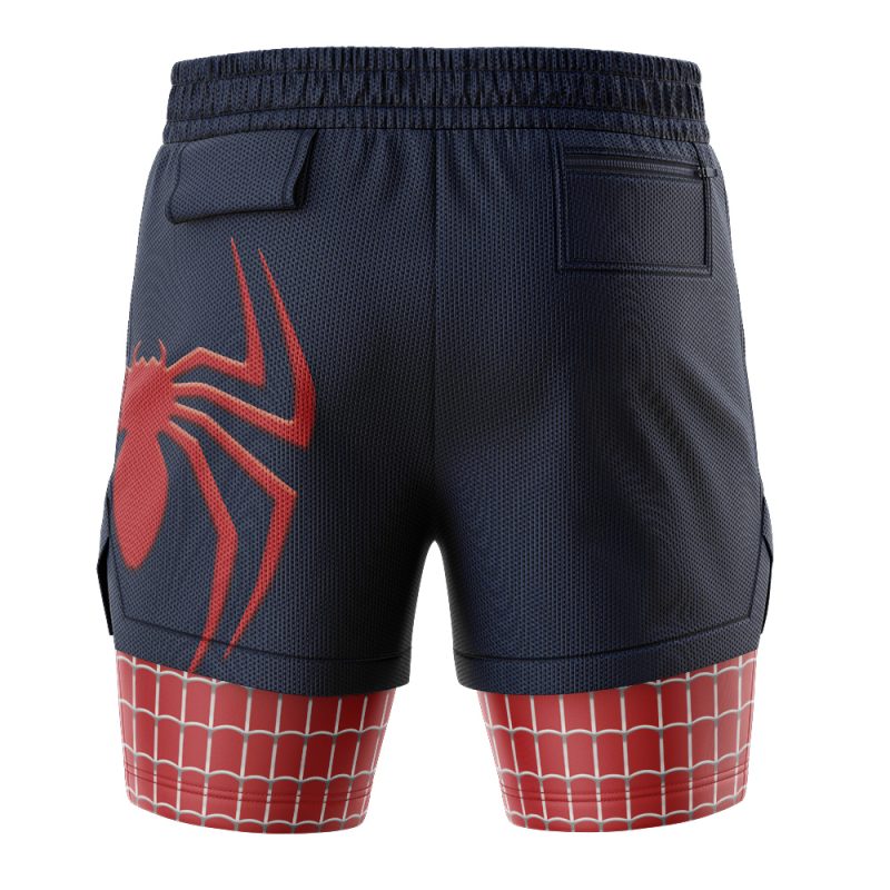 Foxnfish Spider Man Marvel Comics 2-in-1 Performance Shorts - Image 4