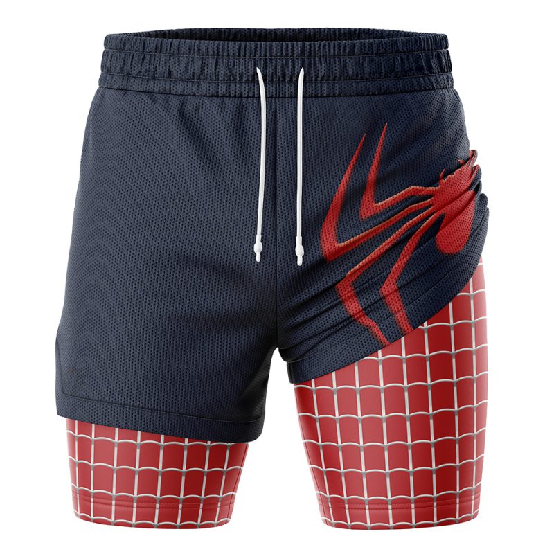 Foxnfish Spider Man Marvel Comics 2-in-1 Performance Shorts - Image 3