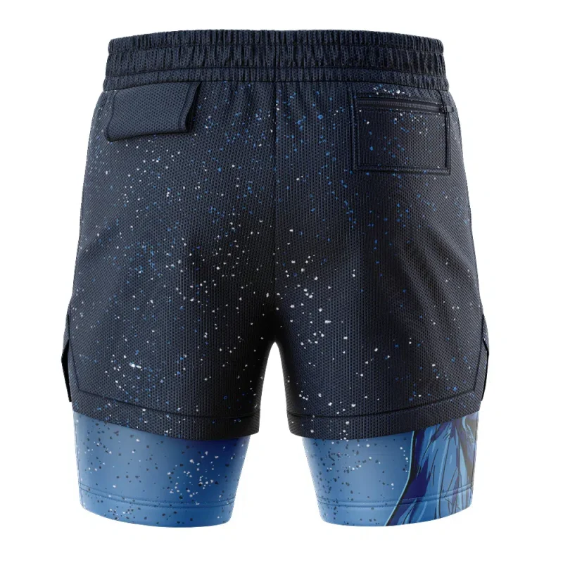 Foxnfish Statue of god Solo Leveling 2-in-1 Performance Shorts - Image 4